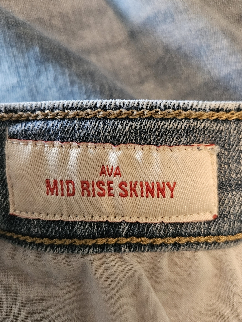 Lucky Brand Ava Mid Rise Skinny Jeans Size 6/28 - Picture 7 of 9